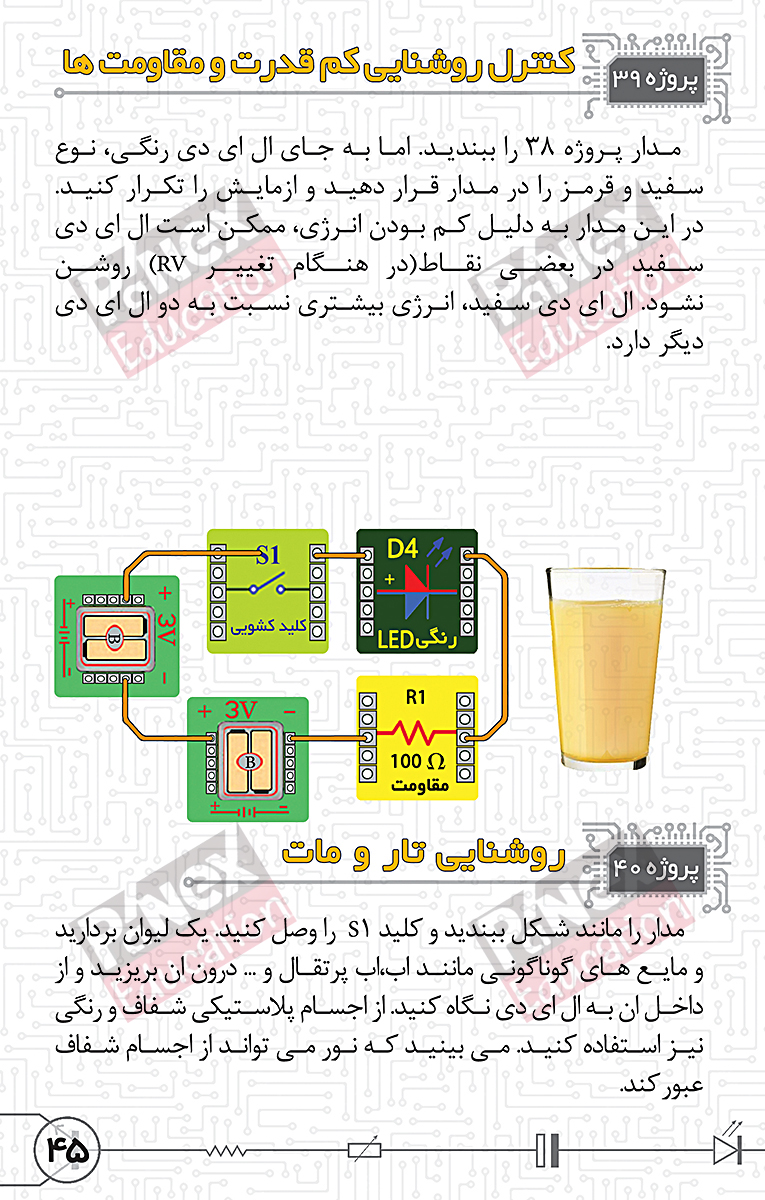 مهندسی خلاقیت - بسته خلاقیت الکترونیک 1و2